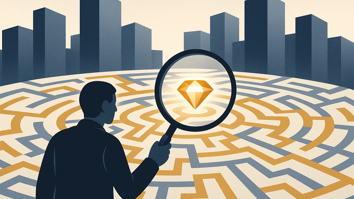 Illustration for the article "Checklist for Evaluating Startup Investments in India"