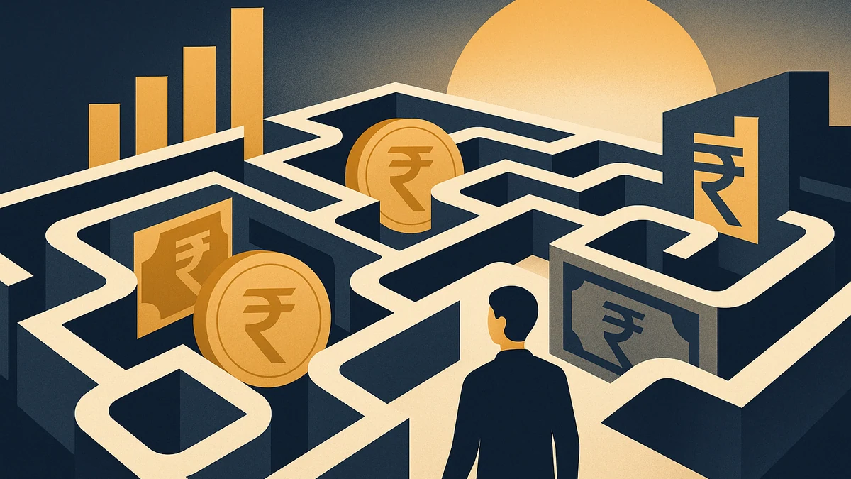 Illustration for the article "Top Strategies for Tax-Saving Investments in India"