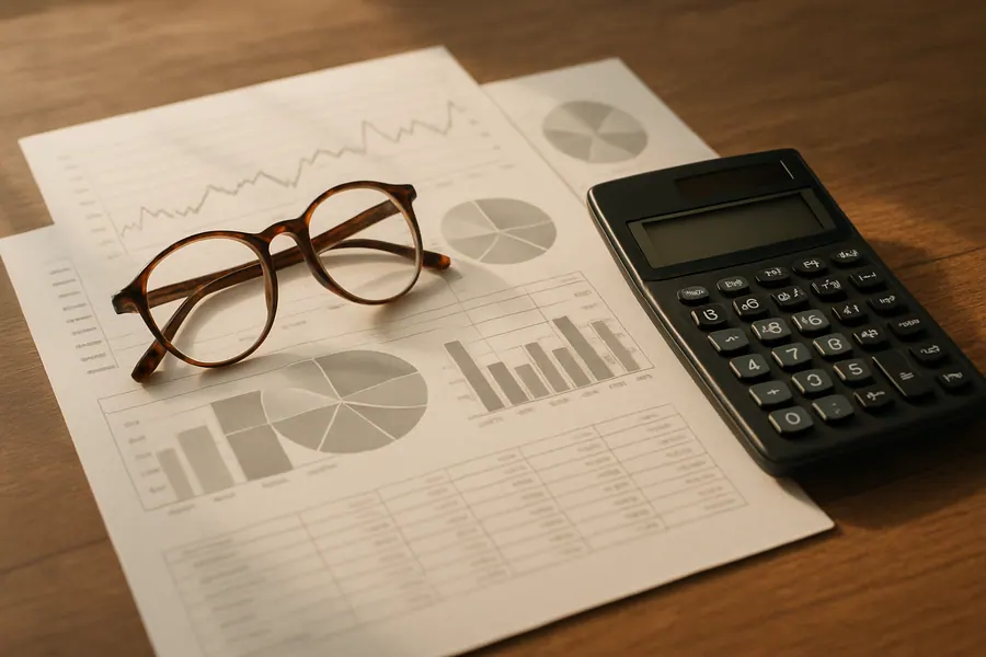 Tax-saving strategies for Indian investors through Section 80C deductions with financial documents and calculator.