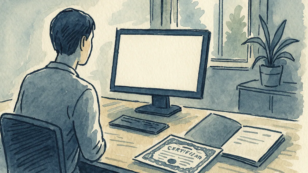 Illustration for the article "What is a Demat Account and How It Works in India"
